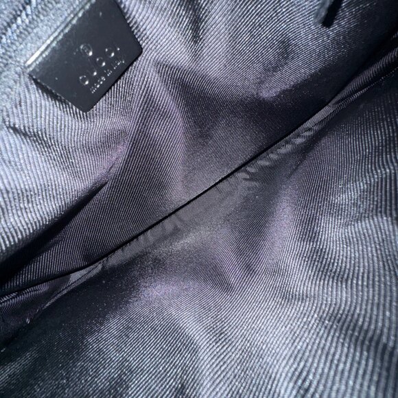 GUCCI GG CANVAS Vintage Jackie O Black Small - Picture 6 of 11